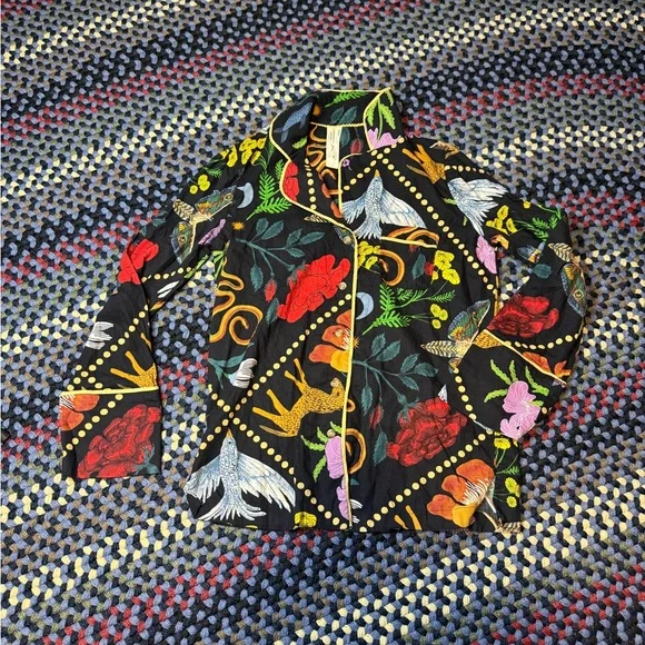 Rosa de Weerd for Anthropologie, flannel pajama set - Picture 8 of 16